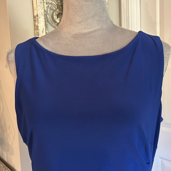 Anne Klein Dress - Size 8 - Royal Blue - Like New - No flaws - Picture 2 of 7